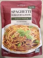 入っている砂糖の量 Spaghetti tomatoes & basil