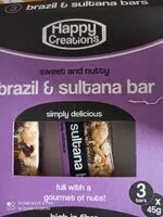 Amount of sugar in Brazil et sultana bar