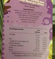 Suhkru kogus sees Passievrucht en limoen