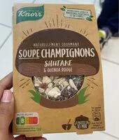 Jumlah gula yang masuk Knorr Naturellement gourmand Soupe Déshydratée Champignons et Quinoa rouge 45g