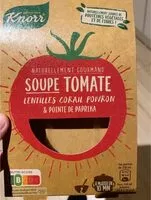 Cantidad de azúcar en Knorr Naturellement Gourmand Soupe Déshydratée Tomate et lentilles corail