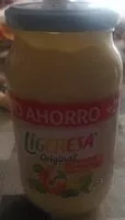 Cantidad de azúcar en mayonesa ligeresa