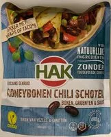 Suhkru kogus sees Kidneybohnen Chili