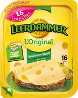 入っている砂糖の量 Leerdammer original 16 tranches 400g