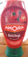 Suhkru kogus sees Ketchup