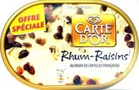 Cantidad de azúcar en Rhum Raisins Carte d'Or