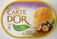 入っている砂糖の量 Sorbet fruit de la passion