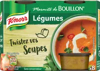 Vegetable bouillon pots