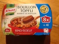 Suhkru kogus sees Marmite de bouillon