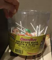 Sucre et nutriments contenus dans Cresti pops