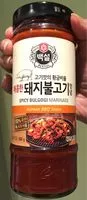 Suhkru kogus sees CJ BBQ Sauce For Pork Spicy
