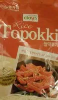 Sokerin määrä sisällä Rice topokki