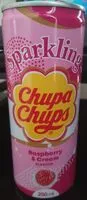 Suhkru kogus sees Chupa chups raspberry & cream flavour