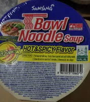 Amount of sugar in Bowl noodle soup