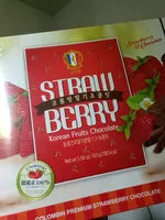 Sugar and nutrients in Colombin premium strawberry chocolate