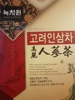 Quantité de sucre dans Nokchawon Korean Ginseng Tea