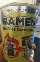 Amount of sugar in Ramen nouilles coréennes Goût poulet feu