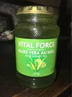 Sucre et nutriments contenus dans Vital force