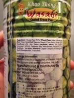 İçindeki şeker miktarı Wasabi coated green peas