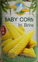 चीनी की मात्रा Baby corn in brine