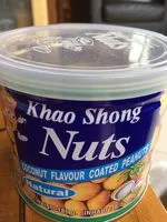 Sucre et nutriments contenus dans Khao shong nuts