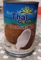 Azúcar y nutrientes en Thai coco