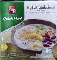 Sokeria ja ravinteita mukana Quick meal