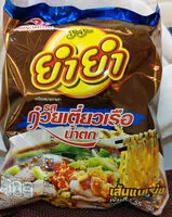 含糖量 ยำยำ รสก๋วยเตี๋ยวน้ำตก