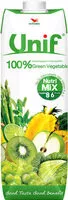 Cantidad de azúcar en Unif Mixed Vegetable Juice With Green Leafy Vegetables