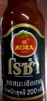 चीनी की मात्रा ROZA ketchup