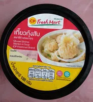 入っている砂糖の量 เกี๊ยวกุ้งสับตราซีพีเฟรชมาร์ท