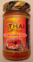 含糖量 Pâte de curry rouge