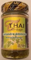 चीनी की मात्रा Coriandre émincée