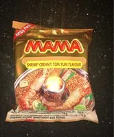 Suhkru kogus sees Noodle Creamy Shrimp Tom Yum