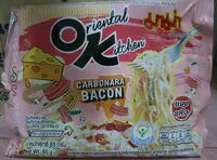 Suhkru kogus sees บะหมี่แห้งกึ่งสำเร็จรูป ออเรียลทัลคิทเช่น รสคาโบนาร่าเบค่อน - 85 g