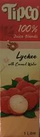 Quantité de sucre dans Tipco lychee