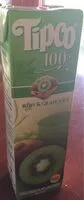 Quantité de sucre dans Tipco Kiwi and Grape Juice