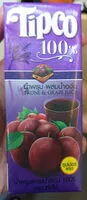 Quantité de sucre dans น้ำพรุน ผสมนำองุ่น ตรา Tipco - 200 ml