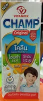 入っている砂糖の量 ไวตามิลค์ แชมป์ สูตร ออริจินัล