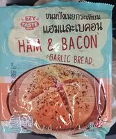 Suhkru kogus sees ขนมปังเนยกระเทียม แฮมและเบคอน ตรา Ezy taste - 85 g