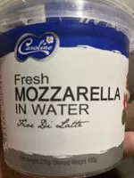 Количество сахара в Fresh Mozzarella in water