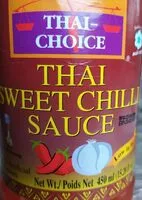 Zuckermenge drin Thai sweet chilli sauce