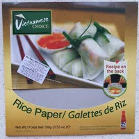 Zucker und Nährstoffe drin Vietnamese choice