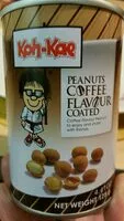 入っている砂糖の量 Cacahuète Goût Café 125G