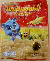 Gula dan nutrisi di dalamnya Cornpuff