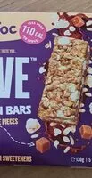 Suhkru kogus sees Krave mixed-grain bars