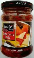 含糖量 Gelbe Curry Paste