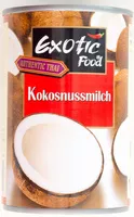 Zucker und Nährstoffe drin Exotik food