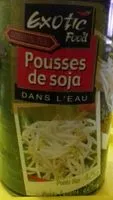 Sokerin määrä sisällä Pousses de soja