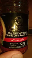 Suhkru kogus sees Thai Rote Currypaste